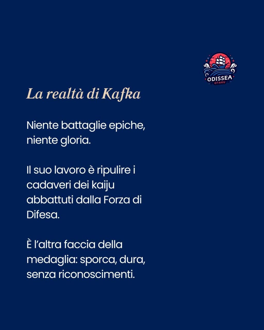 Instagram post from odisseaotaku. This post is in position 2.