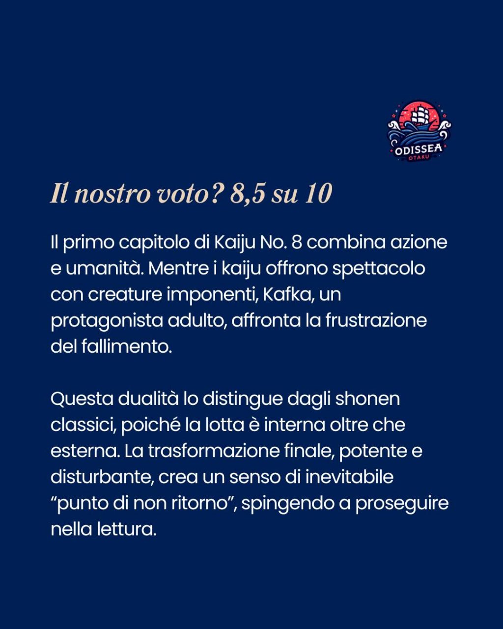 Instagram post from odisseaotaku. This post is in position 6.