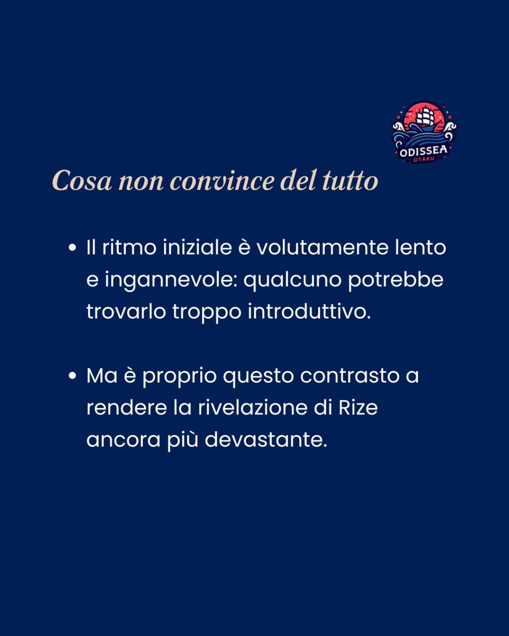 Instagram post from odisseaotaku. This post is in position 5.