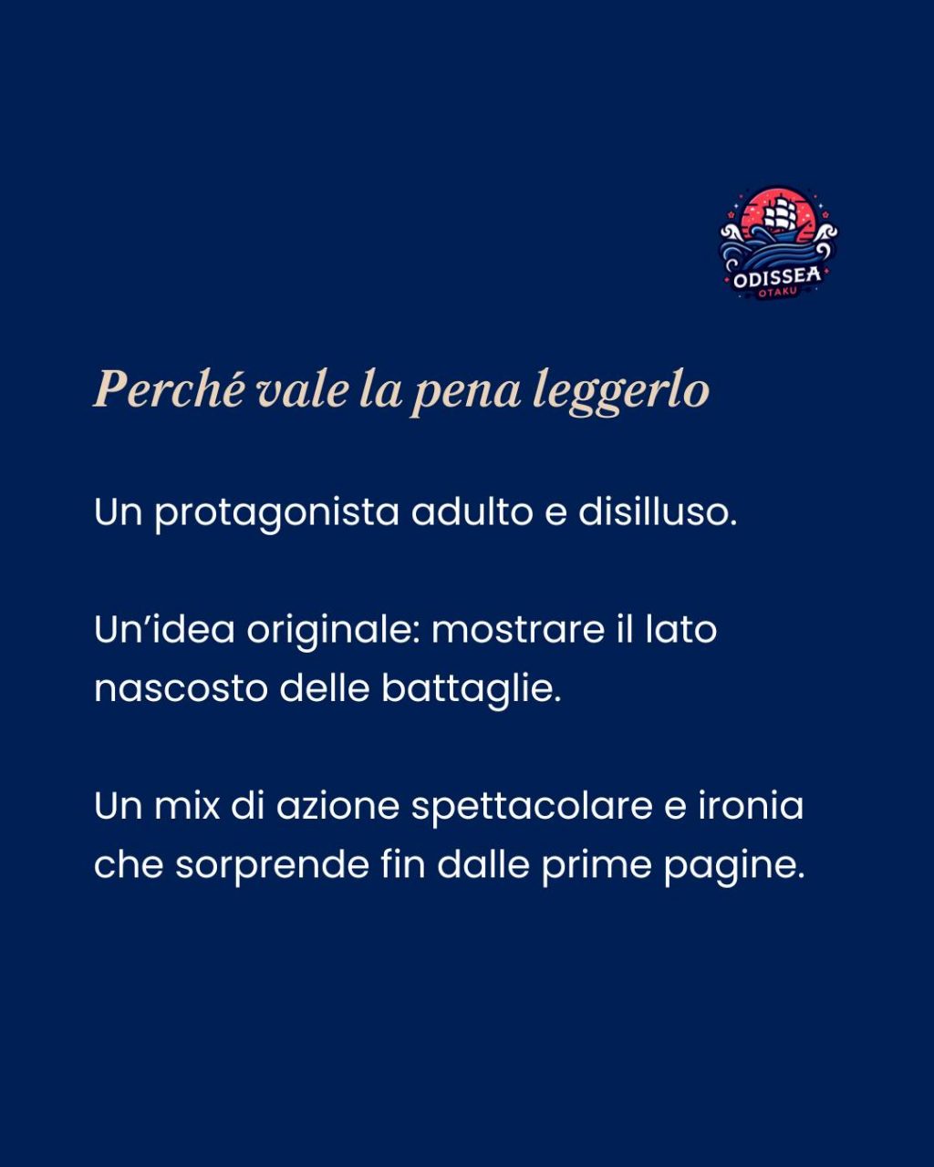 Instagram post from odisseaotaku. This post is in position 5.